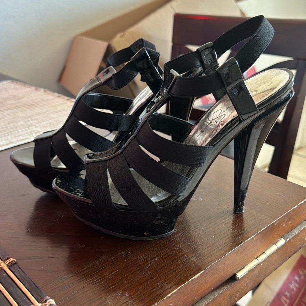 Jessica Simpson strappy heels